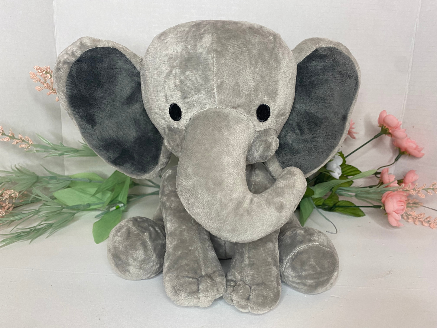 Birth Announcement Stuffed Elephant